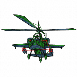Airplanes Embroidery Design 7
